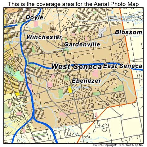 Aerial Photography Map Of West Seneca Ny New York