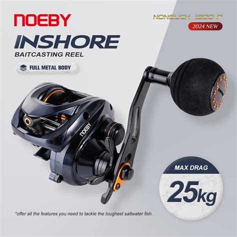 Noeby Yeni Inshore Baitcasting Bal K L K Reel Tam Metal G Vde Kg Max