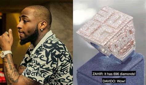 Davidos 30bg Ring Has Over 650 Diamonds And Costs N54m