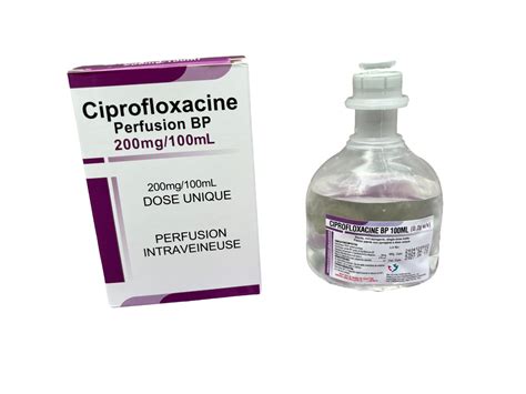 Ciprofloxacin Injection Medicine Infusion Bp 200mg 100ml