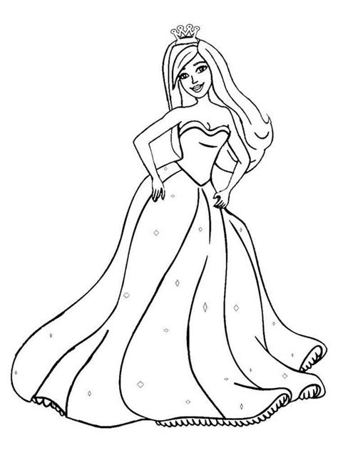 Barbie Princess coloring pages