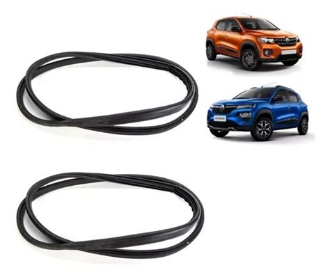 Kit Par De Borrachas Das Portas Traseiras Renault Kwid Frete Gr Tis