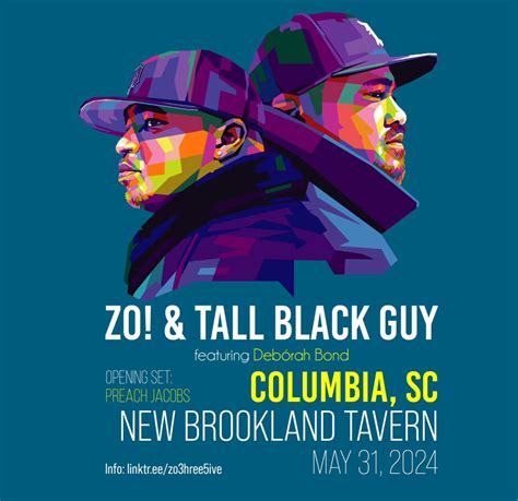 Zo Tall Black Guy Feat Deborah Bond J Live New Brookland Tavern