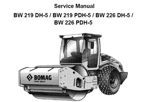 Bomag Bw Dh Bw Pdh Bw Dh Bw Pdh Single Drum