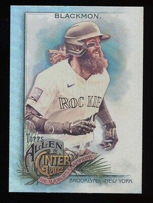 CHARLIE BLACKMON 2022 TOPPS ALLEN GINTER HOT BOX SILVER FOIL 236 EBay