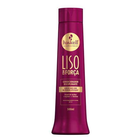 Kit Haskell Liso For A Produtos Ml Liso Natural Em Promo O