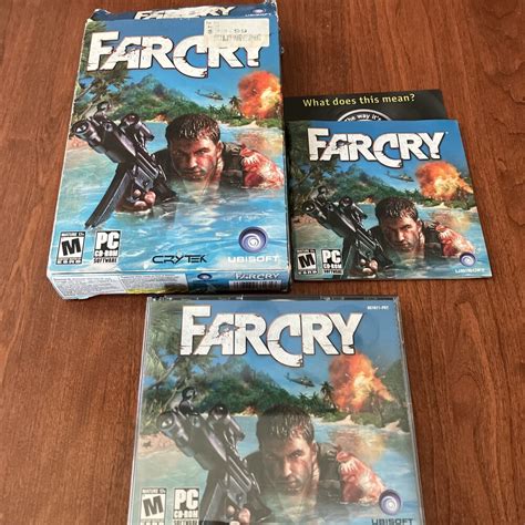 Far Cry 1 PC CD ROM EX Complete Crytek Ubisoft Big Box FPS Shooter