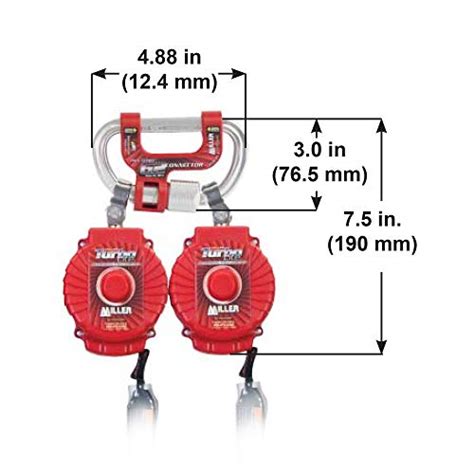 Honeywell MFLC 4 Z7 6FT Miller 6 Twin Turbo Fall Protection System