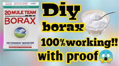 Diy Homemade Borax Diy Borax How To Make Borax At Home Diy Borax For