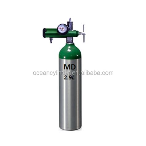 Medical Use Oxygen Bottle Iso Approved Dot M150 Aluminum Alloy