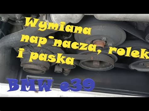 Układ pasowy Wymiana paska rolek i napinacza e39 YouTube