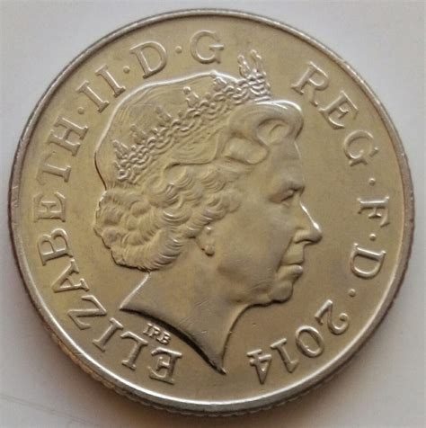 10 Pence 2014 Elizabeth Ii 1952 Present Great Britain Coin 32381