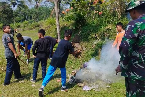 Jelang Persiapan Penutupan Tmmd Sengkuyung Pelajar Smpn Kutasari