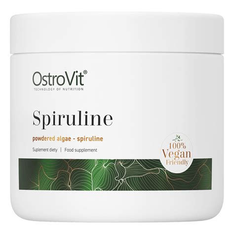 Spirulina Powder Vegan G Natural Ostrovit Spiruline Vege