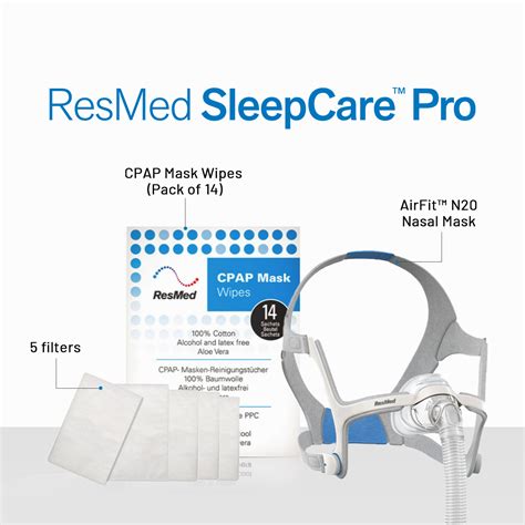 Resmed Airfit N20 Cpap Mask Sleepcare Pro Package Includes N20 Mask