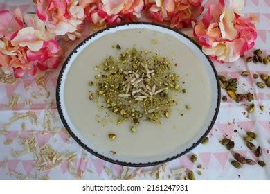 Vanilla Pudding Afghan Recipe Firni Delicious Stock Photo 2161247931 ...