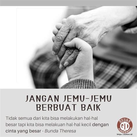 Jangan Jemu Jemu Berbuat Baik Elohim Ministry