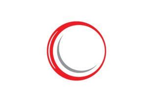 Abstract Red Circle Logo Vector Template Graphic by Bigbang · Creative ...