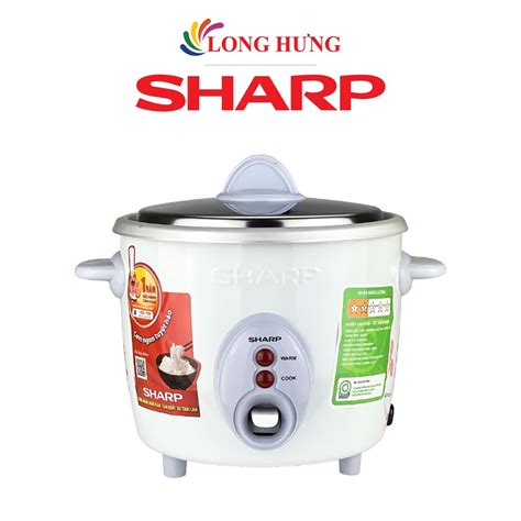 Nồi cơm điện nắp rời Sharp 0 6 lít KSH D06V Hàng chính hãng Shopee