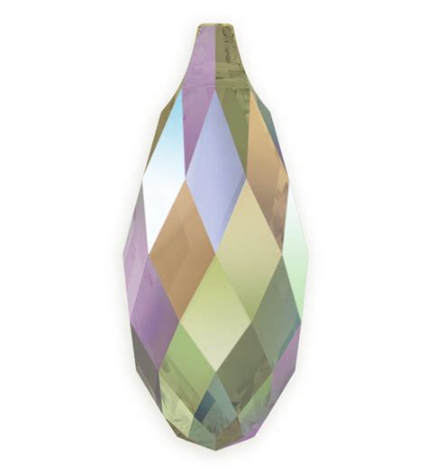 Swarovski Crystal Briolette Pendant X Mm Crystal Paradise