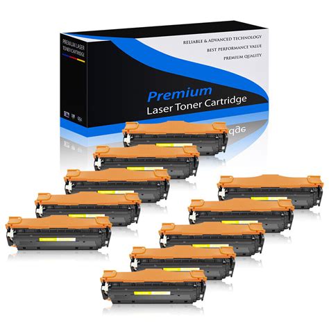 10pack Cf382a Yellow Toner For Hp 312a Color Laserjet Pro Mfp M476nw M476dn M476 Ebay