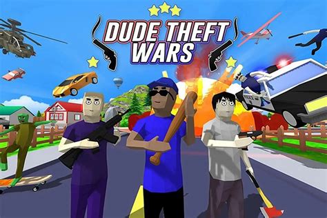 Dude Theft Wars - Dude Theft Wars - Trải nghiệm cuộc đua đường phố cực hấp dẫn