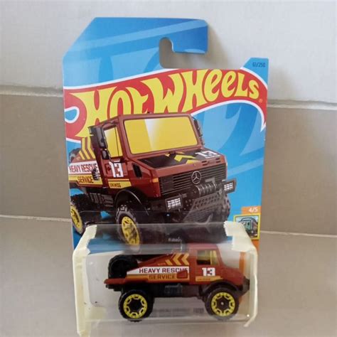 Jual Mercedes Benz Unimog 1300 Hotwheels Haulers Shopee Indonesia