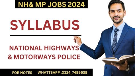 Nhmp Jobs National Highways And Motorways Police Test Youtube