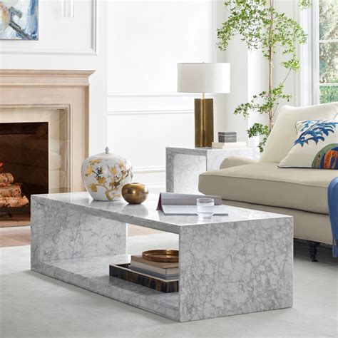 Pierre Marble Coffee Table Williams Sonoma