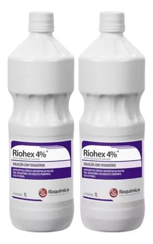 Riohex Clorexidina 4 Degermante Rioquimica 2 Litros Frete grátis