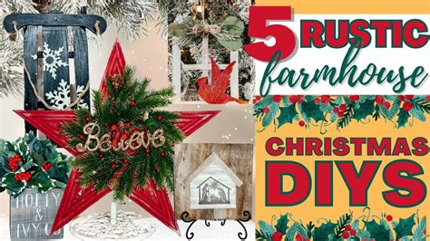 5 FARMHOUSE CHRISTMAS DIYS UNDER 5 5 UNDER 5 DIY CHALLENGE YouTube