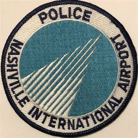 Nashville International Airport Tennessee Police Patch Ebay Police