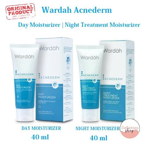 Jual Wardah Acnederm Night Treatment Day Moisturizer Ml Shopee