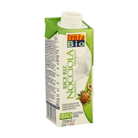 Bebida Arroz Avellanas ISOLA BIO 250 Ml