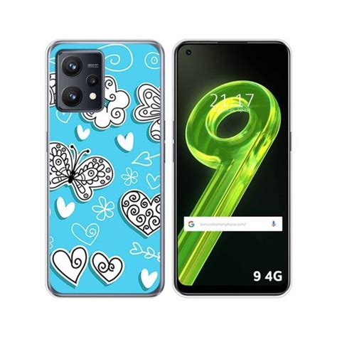 Funda Silicona Para Realme G Dise O Mariposas Dibujos Con Ofertas En