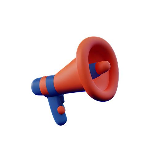 Megaphone 3d Rendering Icon Illustration 28582012 Png