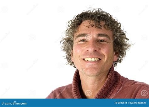 Smiling handsome man stock image. Image of portrait, friendly - 6983611