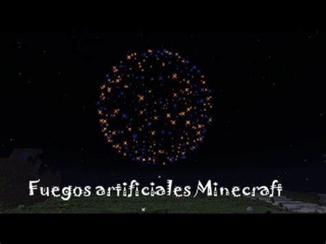 Como Hacer Fuegos Artificiales Minecraft Youtube