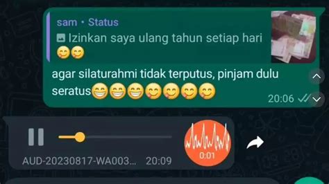 6 Chat Lucu Pinjam Seratus Ke Teman Ini Kocak Pakai Pantun Hot