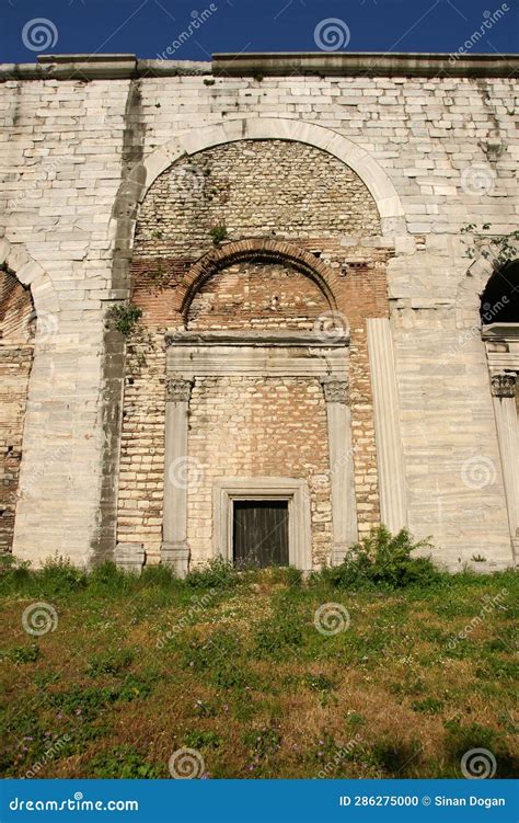 Yedikule Walls Stock Photo Image Of Sony Ruins Roman 286275000