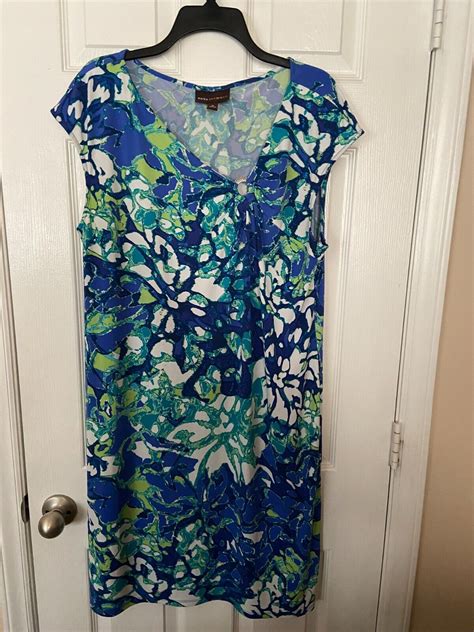 Womans Dana Buchman Multicolor Dress Size Xl Ebay