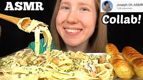 Asmr Chicken Fettuccine Alfredo Mukbang Joseph Oh Eating Sounds