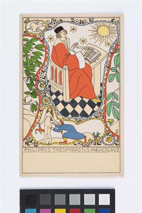 Postkarte Der Wiener Werkst Tte Nr Philippus Theophrastus