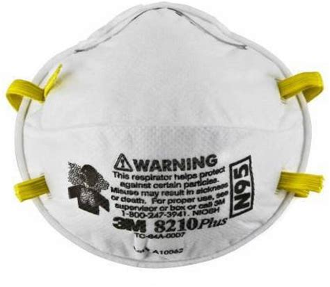 Buy 3m Premium Particulate Respirator 8210 N95 Mask Niosh Approved