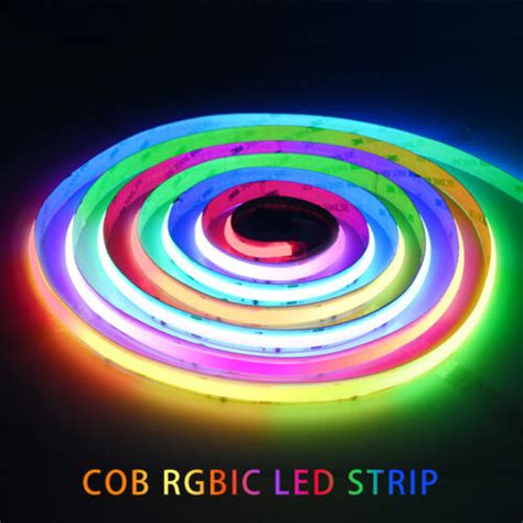 Pixel Cob Led Strip Light Rgb Ic Ws Spi Addressable Leds M Dream