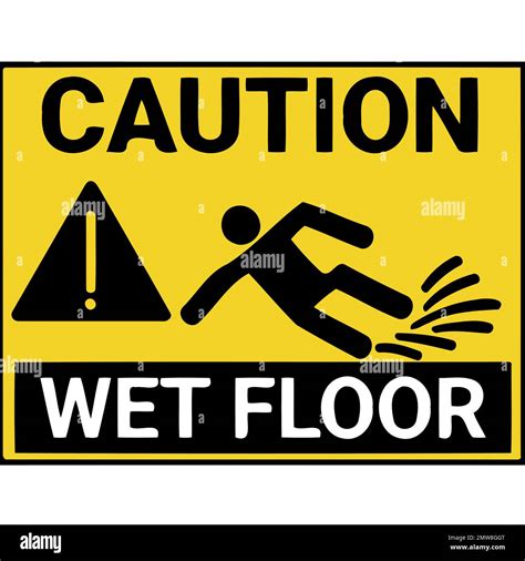 Caution Wet Floor Sign Printable