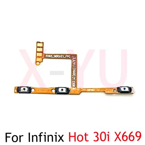 PCS For Infinix Hot X Hot I X Power On Off Switch Volume