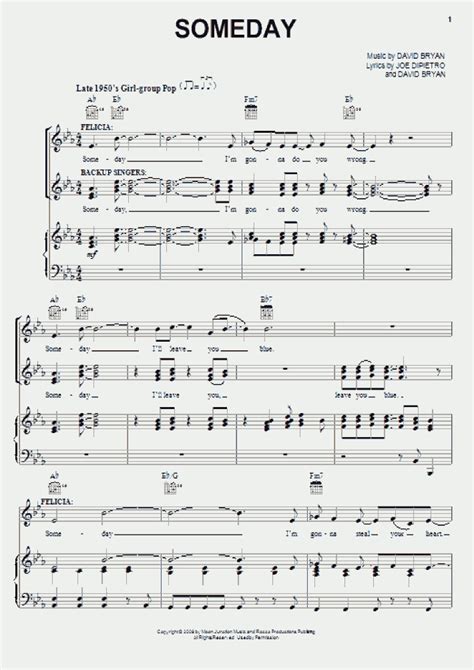 Someday Piano Sheet Music Onlinepianist