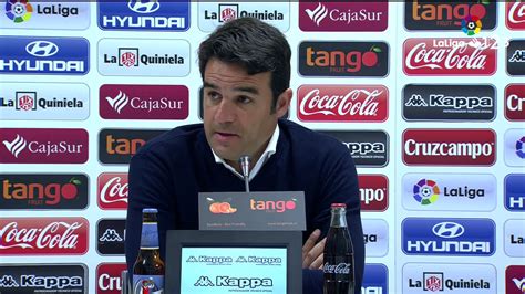 Rueda de prensa de Alberto Toril tras el Córdoba CF vs Elche CF 1 0