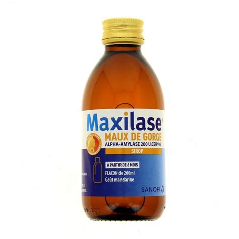 Maxilase Sirop Ml M Dicament Maux De Gorge Illicopharma